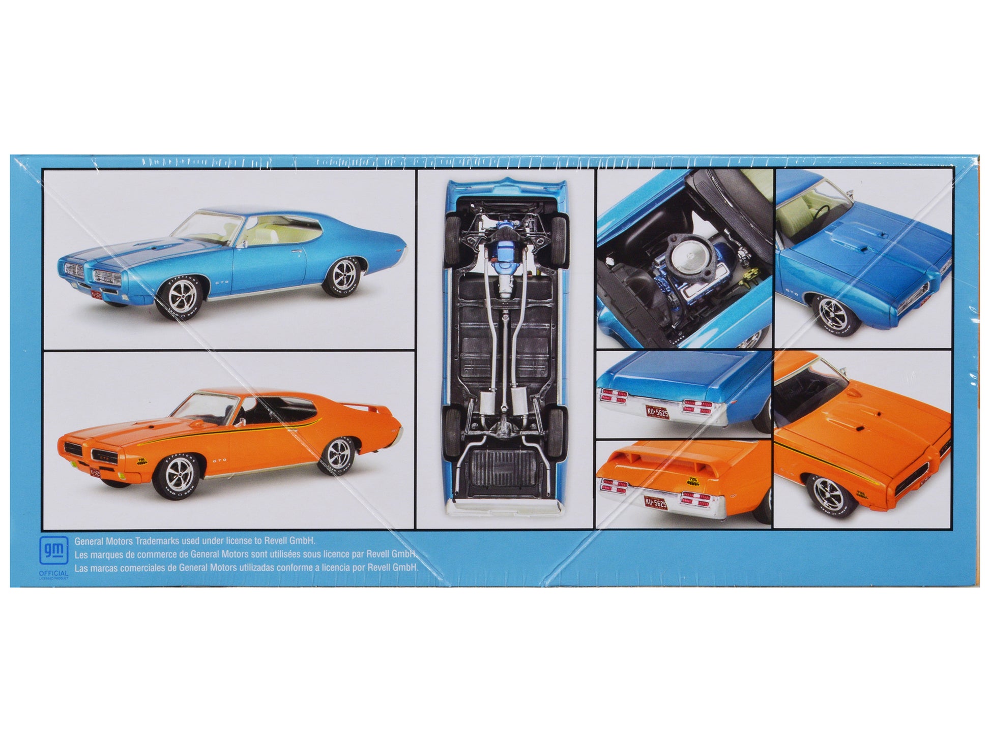 Level 4 Model Kit 1969 Pontiac GTO 2-in-1 Kit 1/24 Scale Model by Revell-DiecastModeler.com