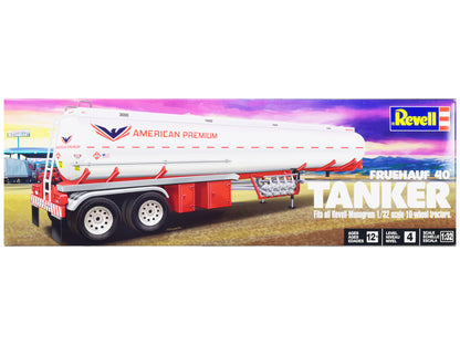 Level 4 Model Kit Fruehauf 40' Tanker Trailer 1/32 Scale Model by Revell-DiecastModeler.com