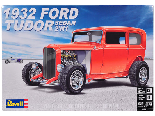 Level 4 Model Kit 1932 Ford Tudor Sedan 2-in-1 Kit 1/25 Scale Model by Revell-DiecastModeler.com