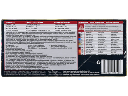 Level 4 Model Kit 1971 Ford Mustang Mach 1 James Bond 007 "Diamonds Are Forever" (1971) Movie 1/25 Scale Model by Revell-DiecastModeler.com