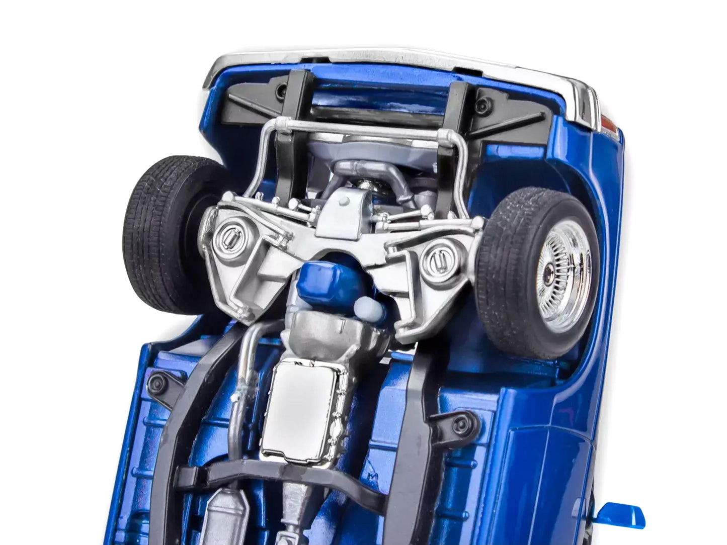 Level 4 Model Kit 1991 Chevrolet S-10 Lowrider Pickup Truck with 1/64 Diecast Version Included "Big + Little Series" 1/25 Scale Model by Revell