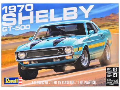 Level 4 Model Kit 1970 Shelby GT-500 1/25 Scale Model by Revell-DiecastModeler.com