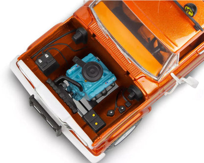 Level 4 Model Kit 1979 Jeep J-10 Pickup Truck with Camper Top 1/24 Scale Model by Revell-DiecastModeler.com