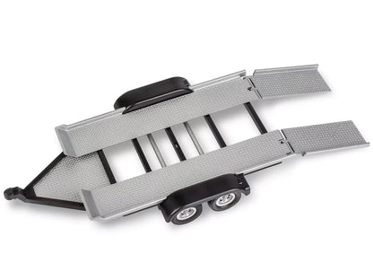 Level 3 Model Kit 1978 Chevrolet Off-Road 4x4 Pickup Truck and "Malibu Grand Prix" Virage with Trailer "Fantasy Formula" 1/25 Scale Model by Revell