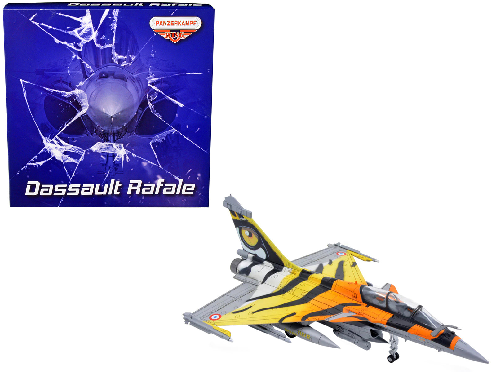 Dassault Rafale B Fighter Jet "Ocean Tiger" with Missile Accessories "Panzerkampf Wing" Series 1/72 Scale Model by Panzerkampf-DiecastModeler.com