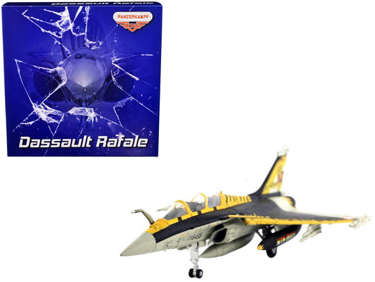Dassault Rafale B Fighter Jet "NATO Tiger Meet" (2009) with Missile Accessories "Panzerkampf Wing" Series 1/72 Scale Model by Panzerkampf-DiecastModeler.com