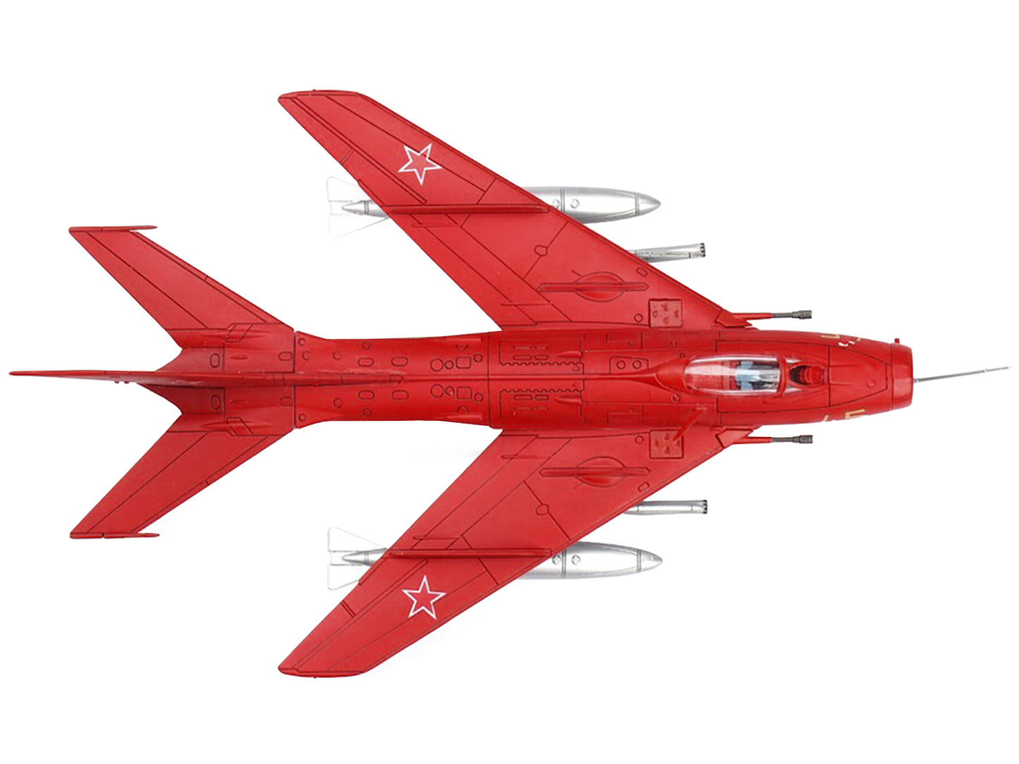 Mikoyan-Gurevich MiG-19S Farmer C Fighter Aircraft "Yellow 45" "VVS Display Team Soviet Air Force Kubinka Air Base" (1960) "Wing" Series  1/72 Diecast Model by Panzerkampf-DiecastModeler.com