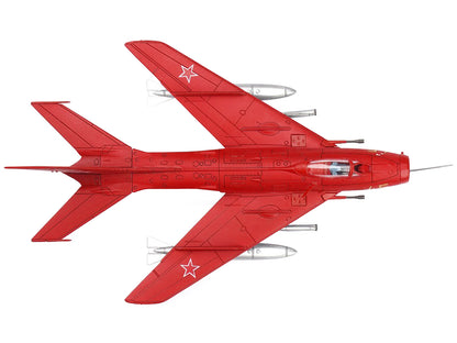 Mikoyan-Gurevich MiG-19S Farmer C Fighter Aircraft "Yellow 45" "VVS Display Team Soviet Air Force Kubinka Air Base" (1960) "Wing" Series  1/72 Diecast Model by Panzerkampf-DiecastModeler.com