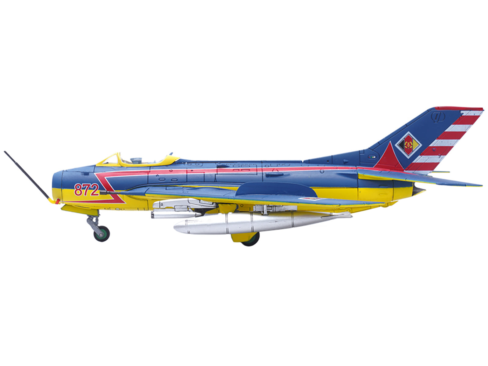 Mikoyan-Gurevich MiG-19S Farmer C Fighter Aircraft "1 Staffel/JG-3. Preschen." 5th World Aerobatic Championships (1968) "Wing" Series 1/72 Diecast Model by Panzerkampf-DiecastModeler.com