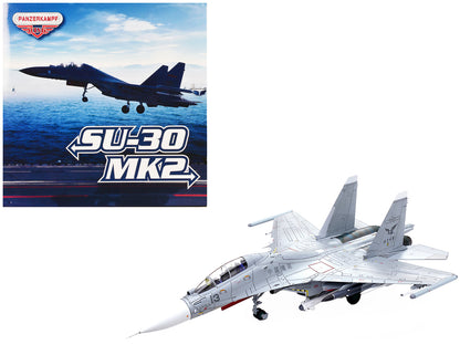 Sukhoi Su-30MKK Flanker-G Fighter Aircraft #13 "People's Liberation Army (PLA) Naval Aviation's Sea and Air Eagle Regiment" Chinese Air Force "Wing" Series 1/72 Diecast Model by Panzerkampf-DiecastModeler.com
