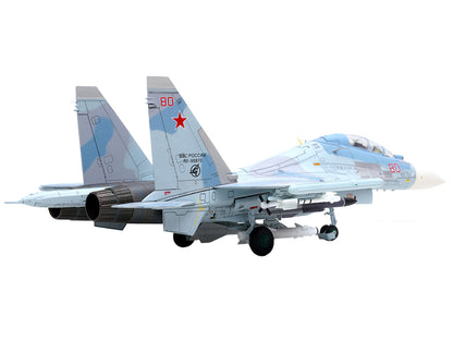 Sukhoi Su-30M2 Flanker-C Fighter Aircraft #80 "Russian Air Force" "Wing" Series 1/72 Diecast Model by Panzerkampf-DiecastModeler.com