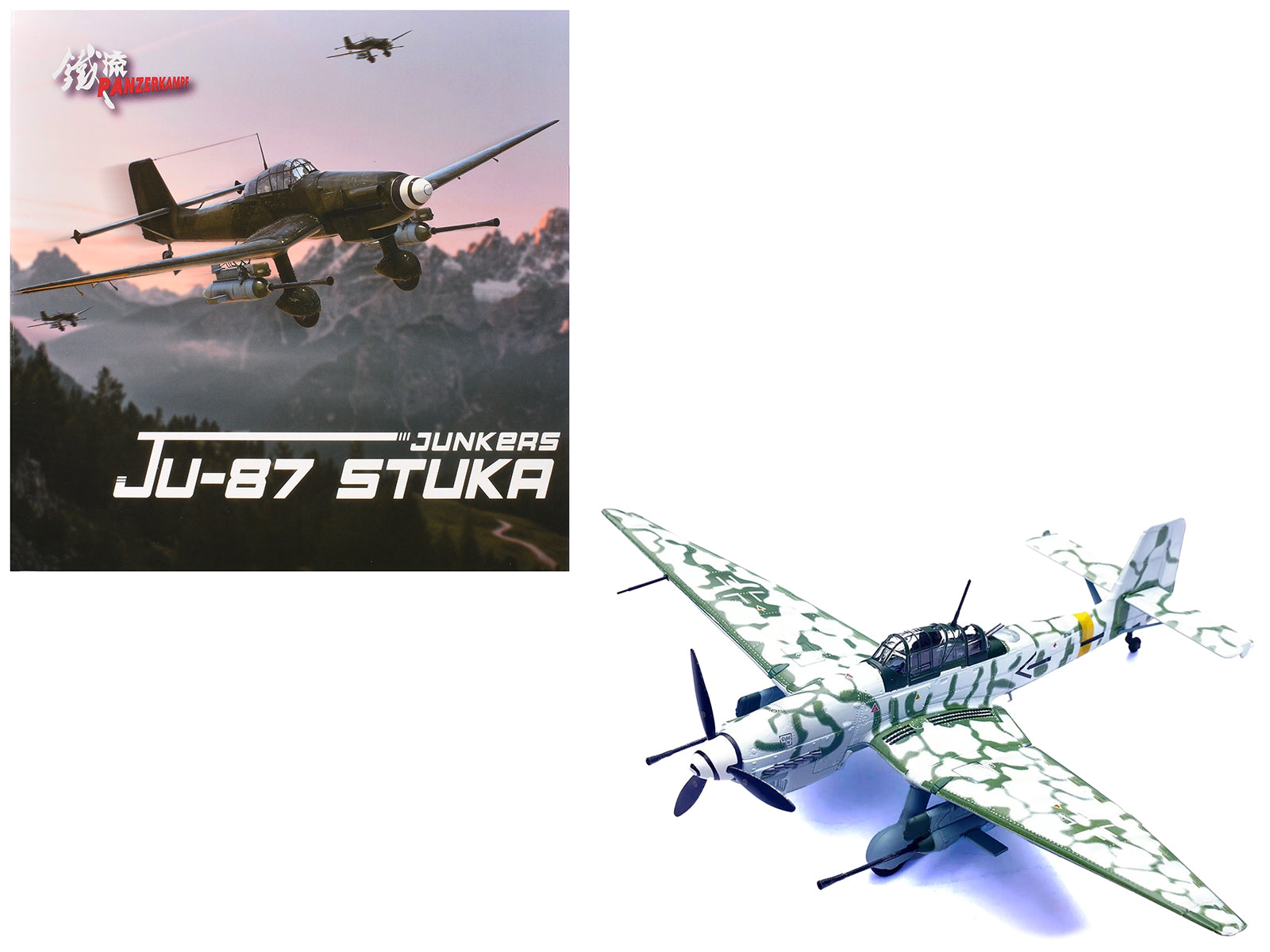Junkers Ju 87G2 Stuka Bomber Aircraft "10.(Pz)/SG 2 Immelmann Markisch Friedland Pomerania" (1945) German Luftwaffe "Wing" Series 1/72 Diecast Model by Panzerkampf-DiecastModeler.com
