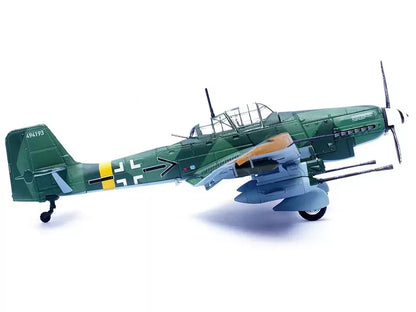 Junkers Ju 87G2 Stuka Bomber Aircraft "10.(Pz)/SG 2 Immelmann Oberst Hans-Ulrich Rudel Slovakia" (1944) German Luftwaffe "Wing" Series 1/72 Diecast Model by Panzerkampf-DiecastModeler.com