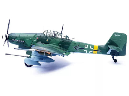 Junkers Ju 87G2 Stuka Bomber Aircraft "10.(Pz)/SG 2 Immelmann Oberst Hans-Ulrich Rudel Slovakia" (1944) German Luftwaffe "Wing" Series 1/72 Diecast Model by Panzerkampf-DiecastModeler.com