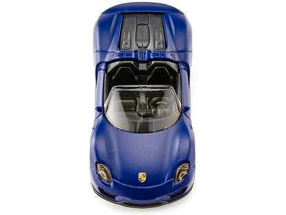 Porsche 918 Spyder Matt Blue Diecast Model Car by Siku-DiecastModeler.com