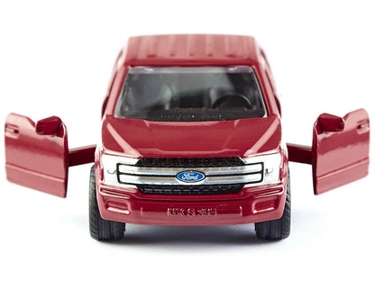 Ford F-150 Pickup Truck Red Diecast Model Car by Siku-DiecastModeler.com