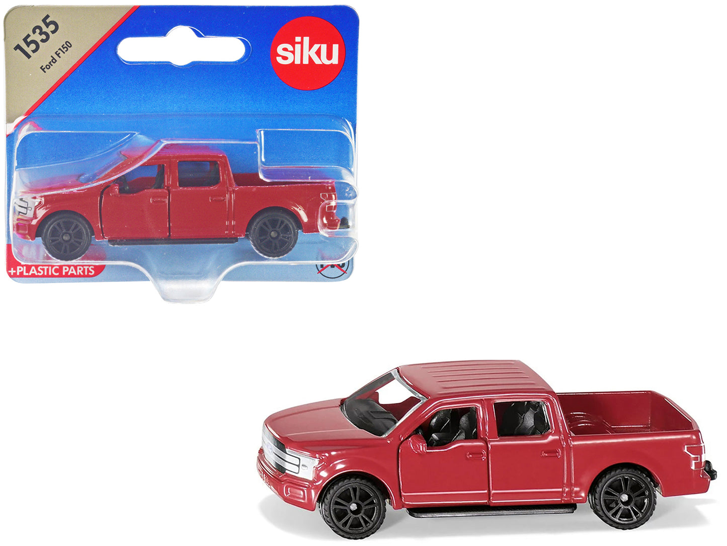 Ford F-150 Pickup Truck Red Diecast Model Car by Siku-DiecastModeler.com