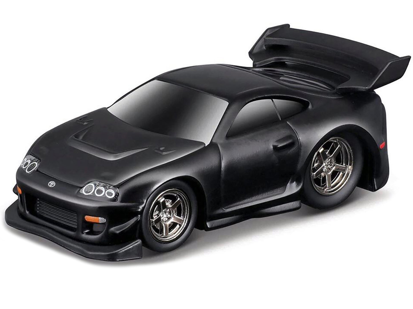 1995-97 Toyota Supra (MK4) Matt Black 1/64 Diecast Model Car by Muscle Machines-DiecastModeler.com
