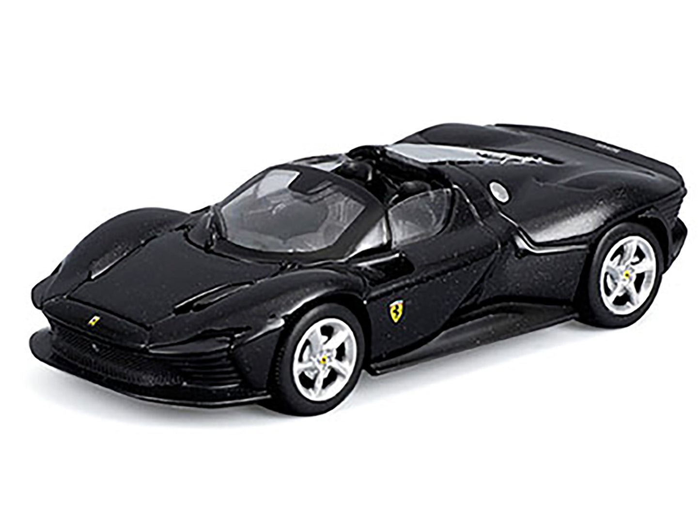 Ferrari Daytona SP3 Black "Speed Icons" Series 1/64 Diecast Model Car by Maisto
