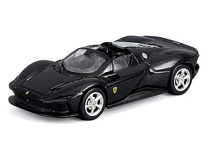 Ferrari Daytona SP3 Black "Speed Icons" Series 1/64 Diecast Model Car by Maisto