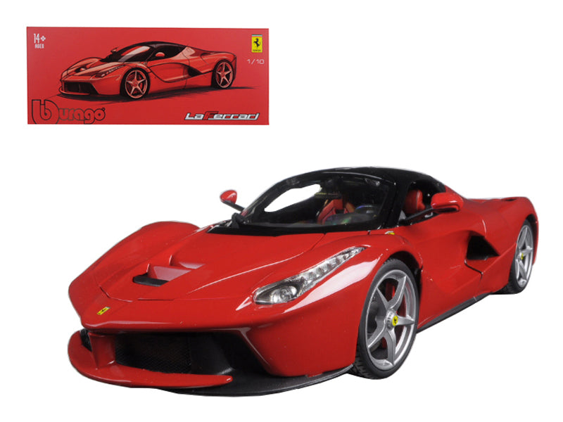 Ferrari LaFerrari F70 Red with Black Top "Signature Series" 1/18 Diecast Model Car by Bburago
