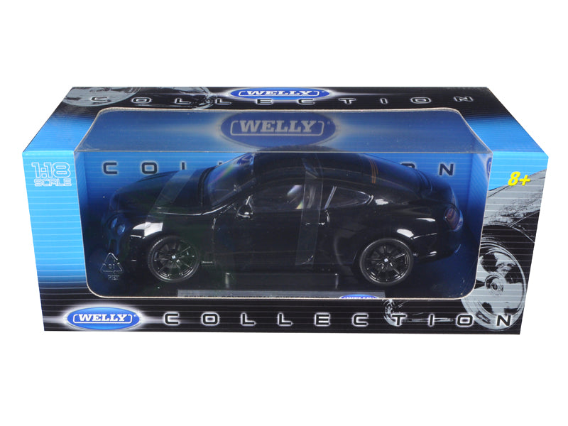 Bentley Continental Supersports Black 1/18 Diecast Car Model by Welly-DiecastModeler.com