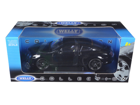 Bentley Continental Supersports Black 1/18 Diecast Car Model by Welly-DiecastModeler.com