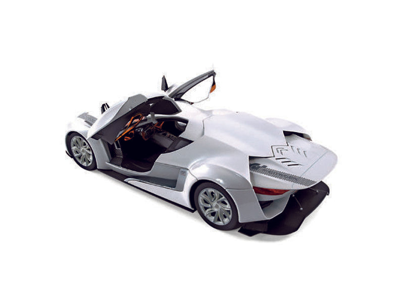 Citroen Concept GT White Salon de Paris 2008 1/18 Diecast Model Car by Norev