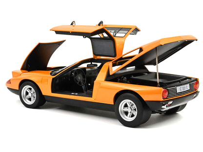 1970 Mercedes-Benz C 111/II White Autumn Metallic with Black Stripes 1/18 Diecast Model Car by Norev