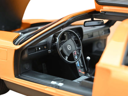 1970 Mercedes-Benz C 111/II White Autumn Metallic with Black Stripes 1/18 Diecast Model Car by Norev