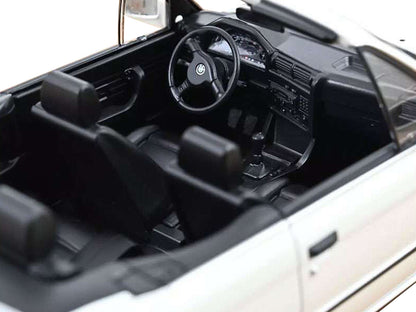1991 BMW 325i Cabriolet Alpine White 1/18 Diecast Model Car by Norev