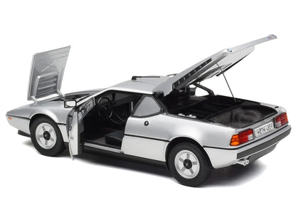 1980 BMW M1 Silver Metallic 1/18 Diecast Model Car by Norev