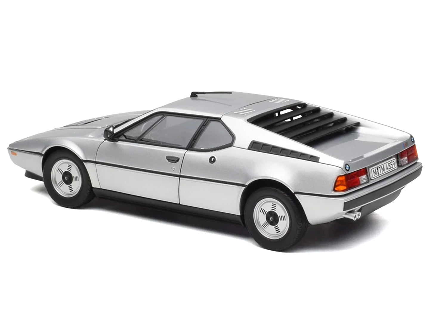 1980 BMW M1 Silver Metallic 1/18 Diecast Model Car by Norev