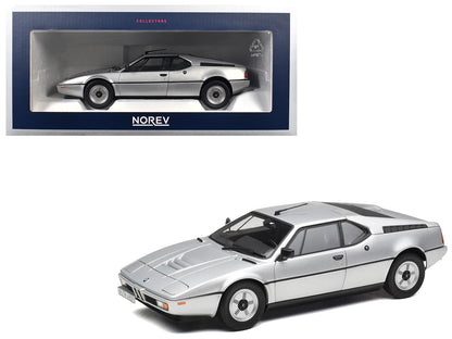 1980 BMW M1 Silver Metallic 1/18 Diecast Model Car by Norev