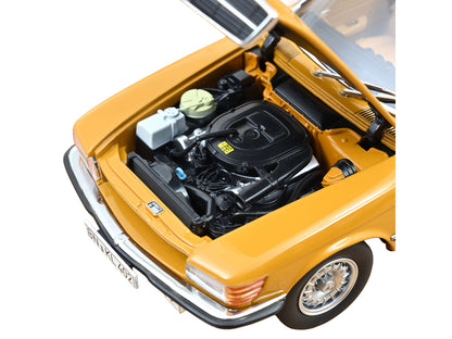1975 Mercedes-Benz 450 SL Convertible Cayenne Orange with Black Top 1/18 Diecast Model Car by Norev