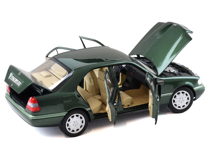 1993 Mercedes-Benz C-Class Malachite Green Metallic 1/18 Diecast Model Car by Norev