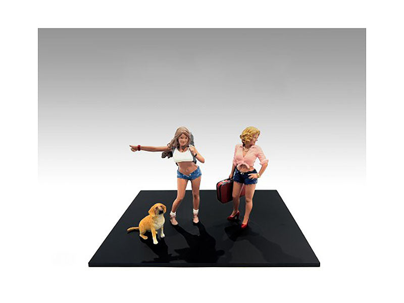 "Figure24 Series 1" 9 piece Figure Set for 1/24 Scale Models by American Diorama-DiecastModeler.com