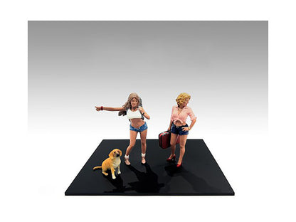 "Figure24 Series 1" 9 piece Figure Set for 1/24 Scale Models by American Diorama-DiecastModeler.com