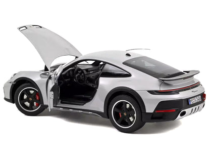2023 Porsche 911 Dakar Ice Gray Metallic 1/18 Diecast Model Car by Norev