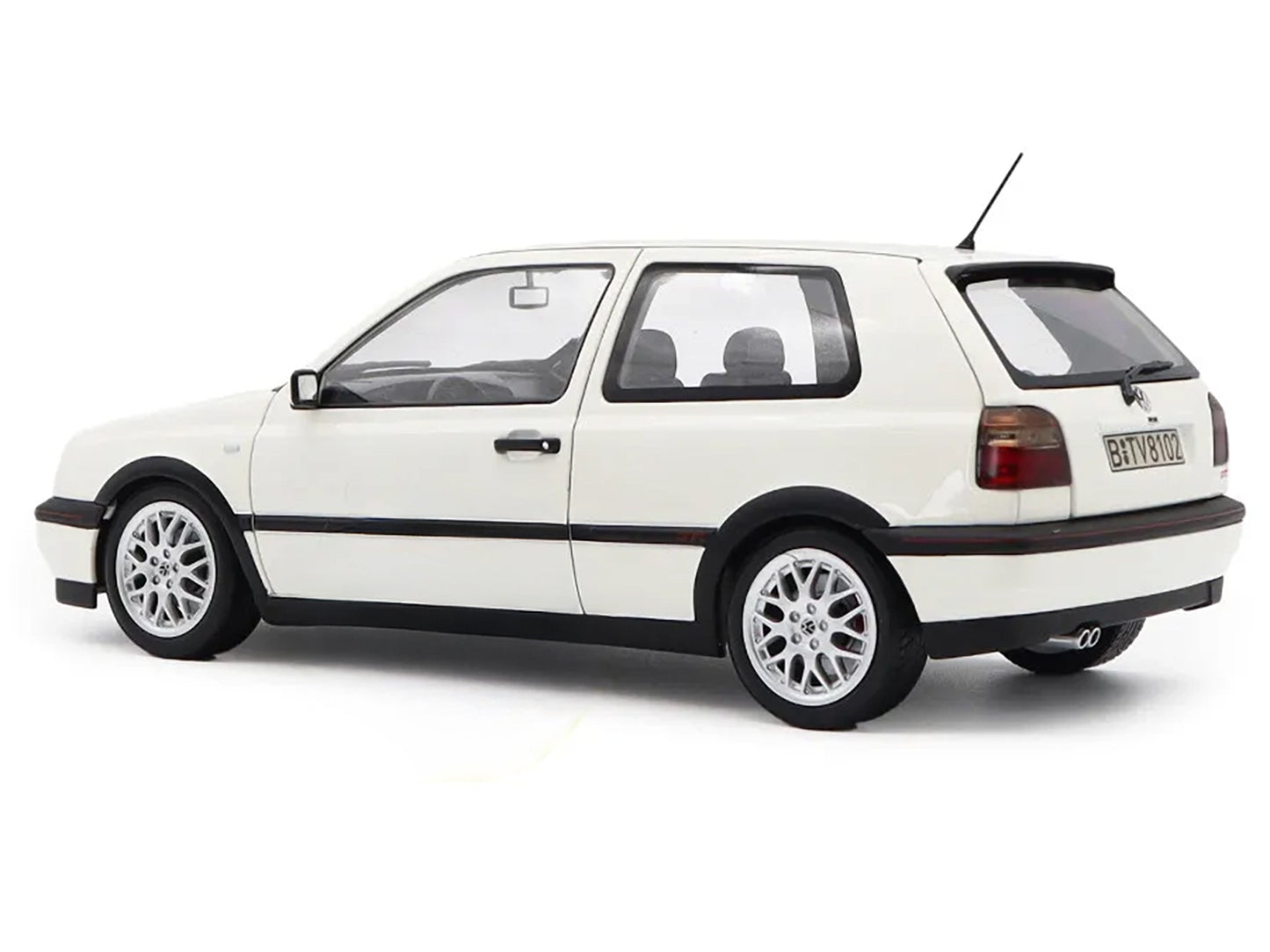1996 Volkswagen Golf GTI Candy White "20 Years Anniversary Edition" 1/18 Diecast Model Car by Norev-DiecastModeler.com