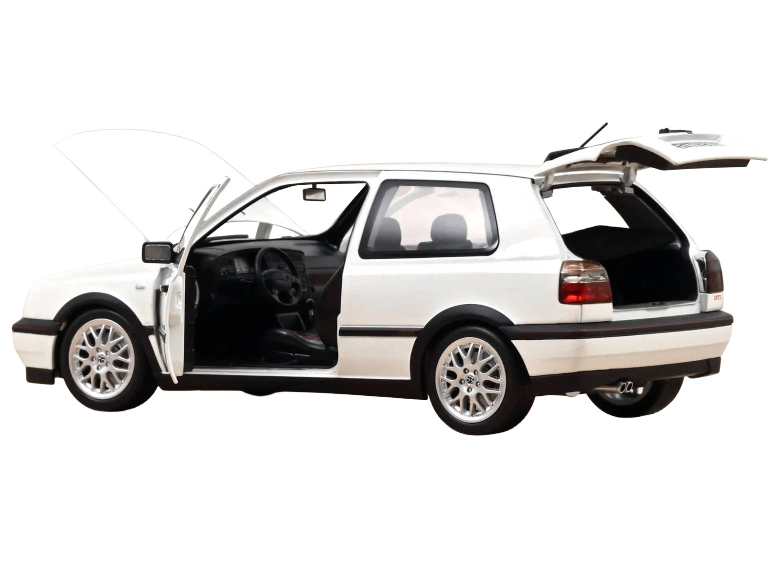 1996 Volkswagen Golf GTI Candy White "20 Years Anniversary Edition" 1/18 Diecast Model Car by Norev-DiecastModeler.com
