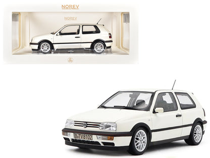 1996 Volkswagen Golf GTI Candy White "20 Years Anniversary Edition" 1/18 Diecast Model Car by Norev-DiecastModeler.com