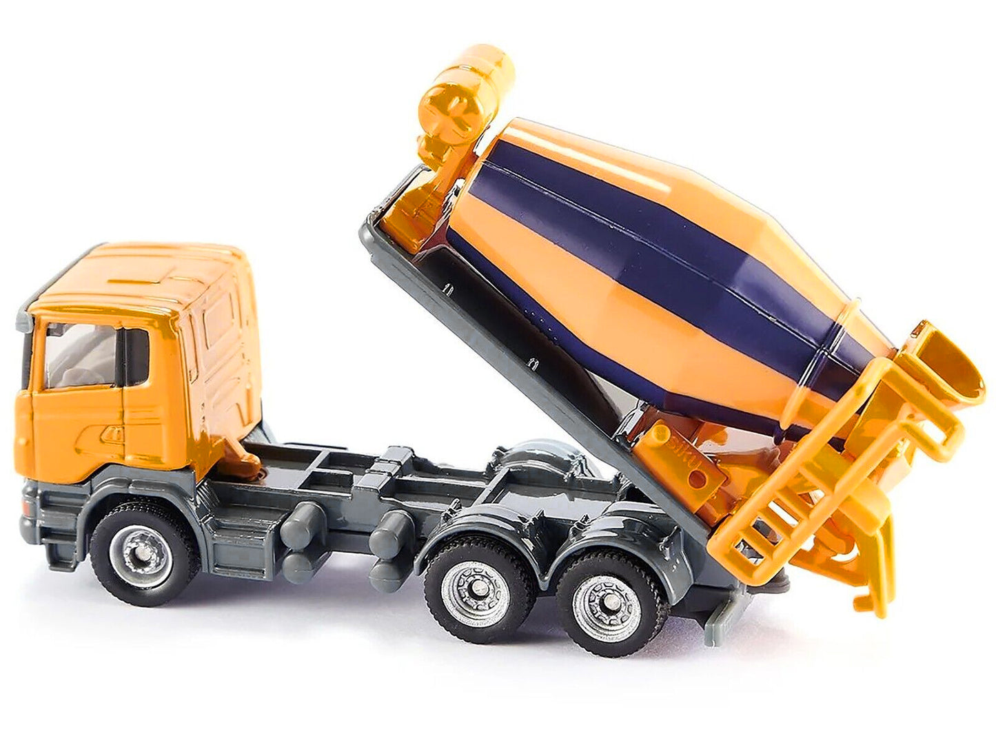Scania Mixer Truck Yellow 1/87 (HO) Diecast Model by Siku-DiecastModeler.com