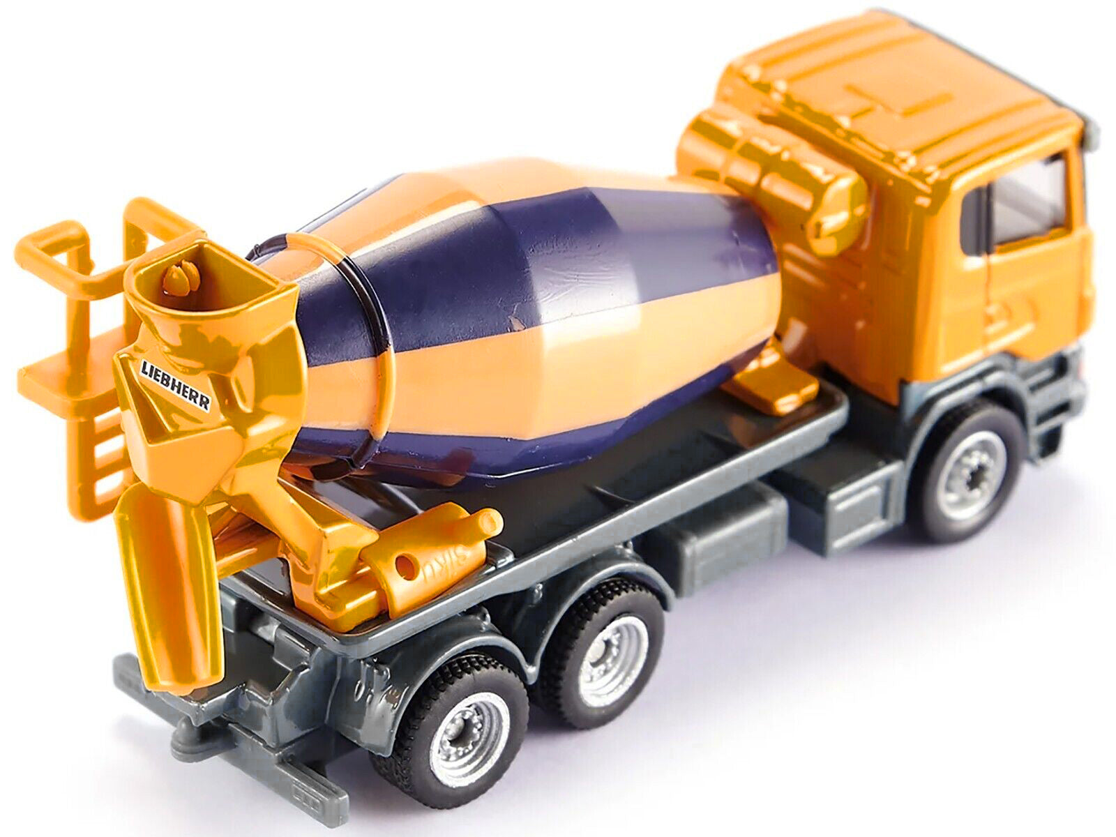 Scania Mixer Truck Yellow 1/87 (HO) Diecast Model by Siku-DiecastModeler.com
