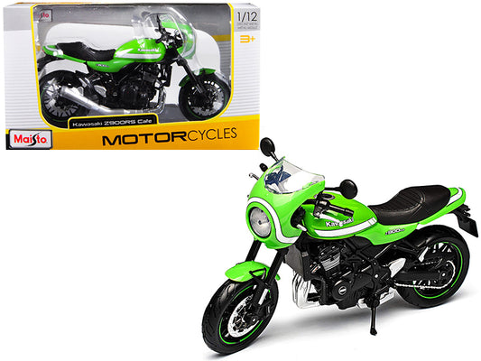 Kawasaki Z900RS Cafe Green 1/12 Diecast Motorcycle Model by Maisto-DiecastModeler.com
