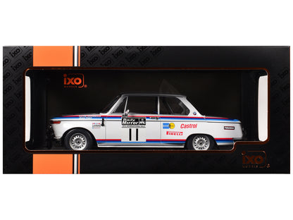 BMW 2002 #11 Achim Warmbold - Jean Todt "RAC Rally" (1973) 1/18 Diecast Model Car by IXO Models