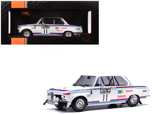 BMW 2002 #11 Achim Warmbold - Jean Todt "RAC Rally" (1973) 1/18 Diecast Model Car by IXO Models-DiecastModeler.com