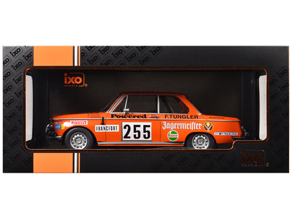 BMW 2002 #255 Wolfgang Stiller - Axel Wagener "Rallye Monte-Carlo" (1973) 1/18 Diecast Model Car by IXO Models