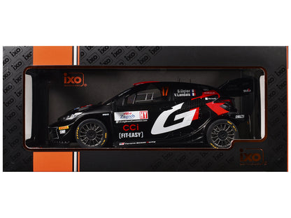 Toyota GR Yaris Rally1 Hybrid #17 Sebastien Ogier - Vincent Landais Winner "Rally Croatia" (2024) 1/18 Diecast Model Car by IXO Models