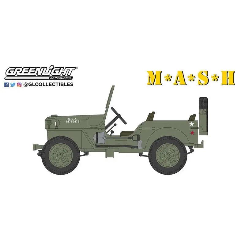 1942 Willys MB Jeep - M*A*S*H - 1:64 scale (CASE)-DiecastModeler.com
